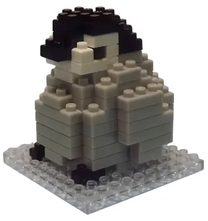 Daiso PB0027??Baby Penguin??85 Pieces Mini Block Castle Building