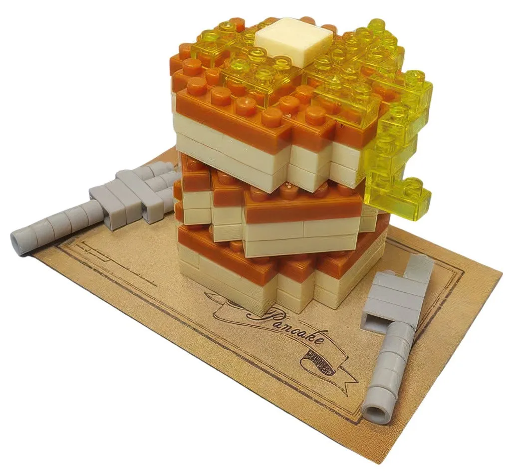 Cartoon Character Daiso PB0046??Pancakes??105 Pieces Mini Block