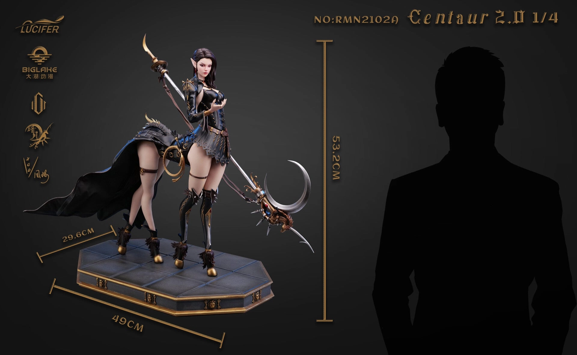 Dark Moon Centaur 2.0 1/4 Scale Statue Interactive Exhibit Everyday Use