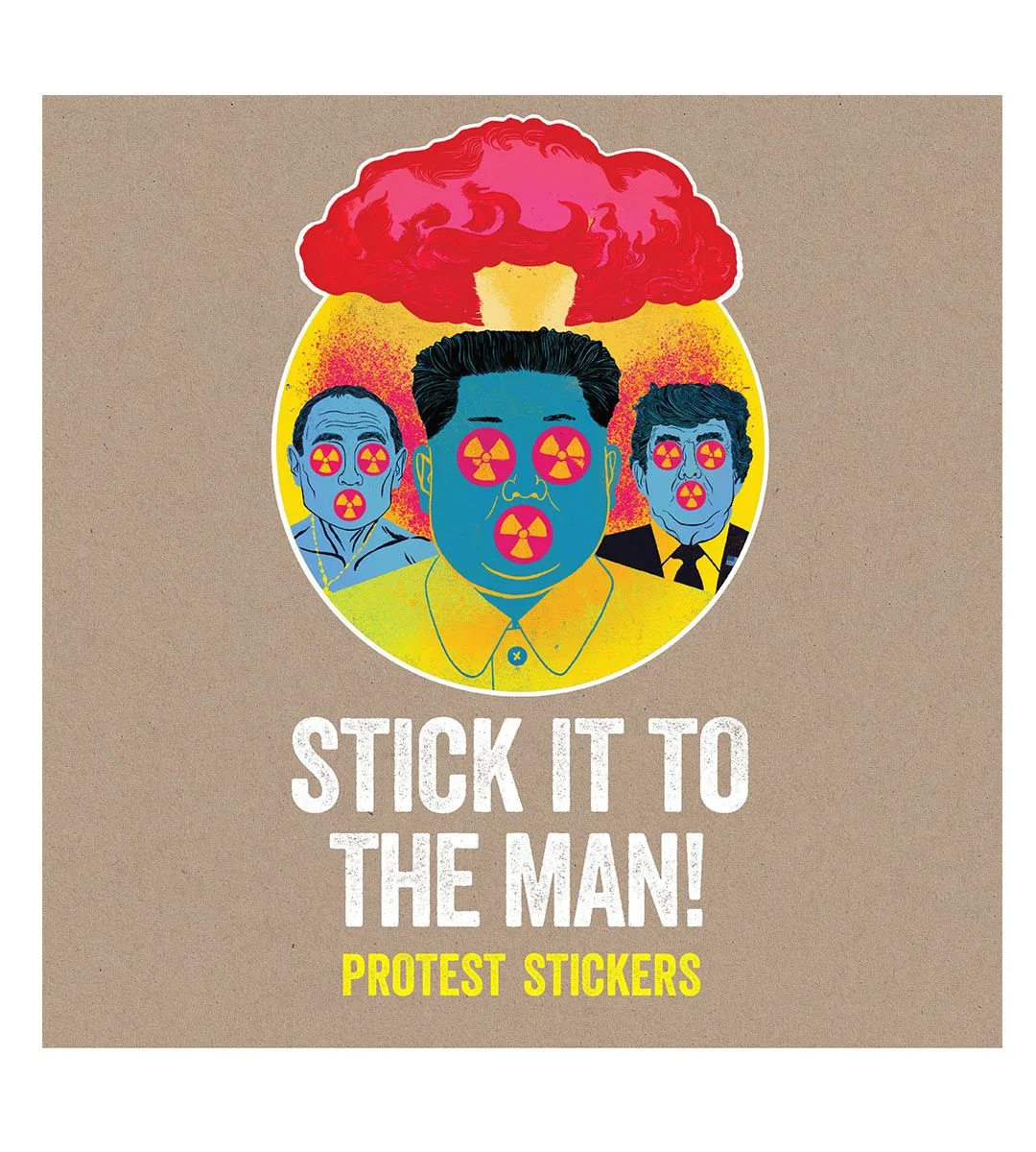 Stick it to the man ! Protest Stickers Gaming Statue