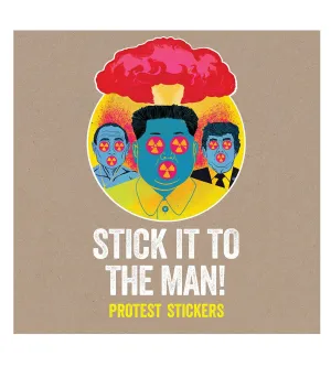 Stick it to the man ! Protest Stickers Gaming Statue