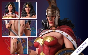 Wonder Woman (Ultimate Warrior Edition) Prestige Series 1/3 Scale Statue Vinyl Toy