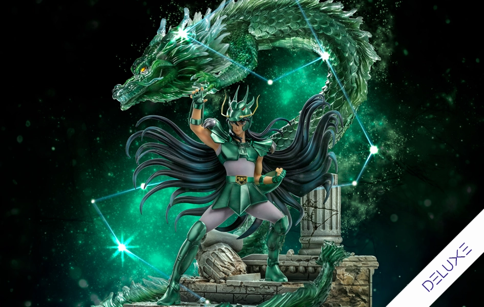 Shelf Display Saint Seiya - Dragon Shiryu Deluxe Art Scale 1/10