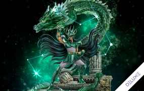 Shelf Display Saint Seiya - Dragon Shiryu Deluxe Art Scale 1/10