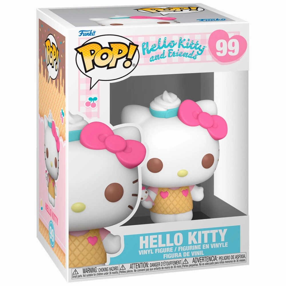 HELLO KITTY - Hello Kitty avec glace - Funko Pop! Board game Wish Respect