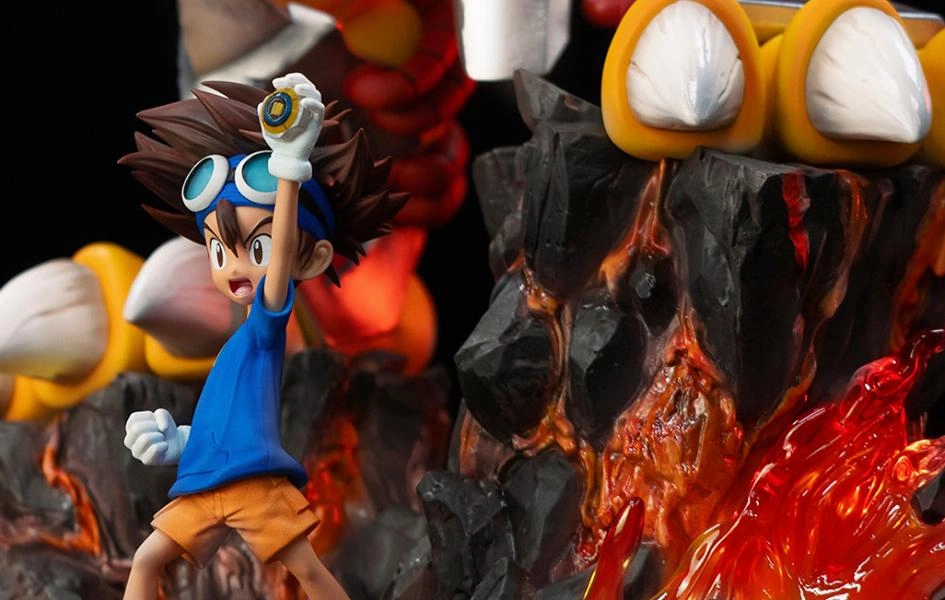 Digimon - Taichi and WarGreymon Statue World Collector