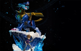 Collectors Piece Digimon Adventure - Ishida Yamato & Metal Garurumon Statue