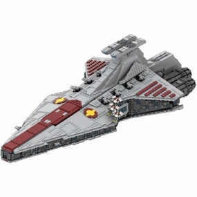 No Copyright Horror Elements Venator Republic Attack Cruiser Building Blocks