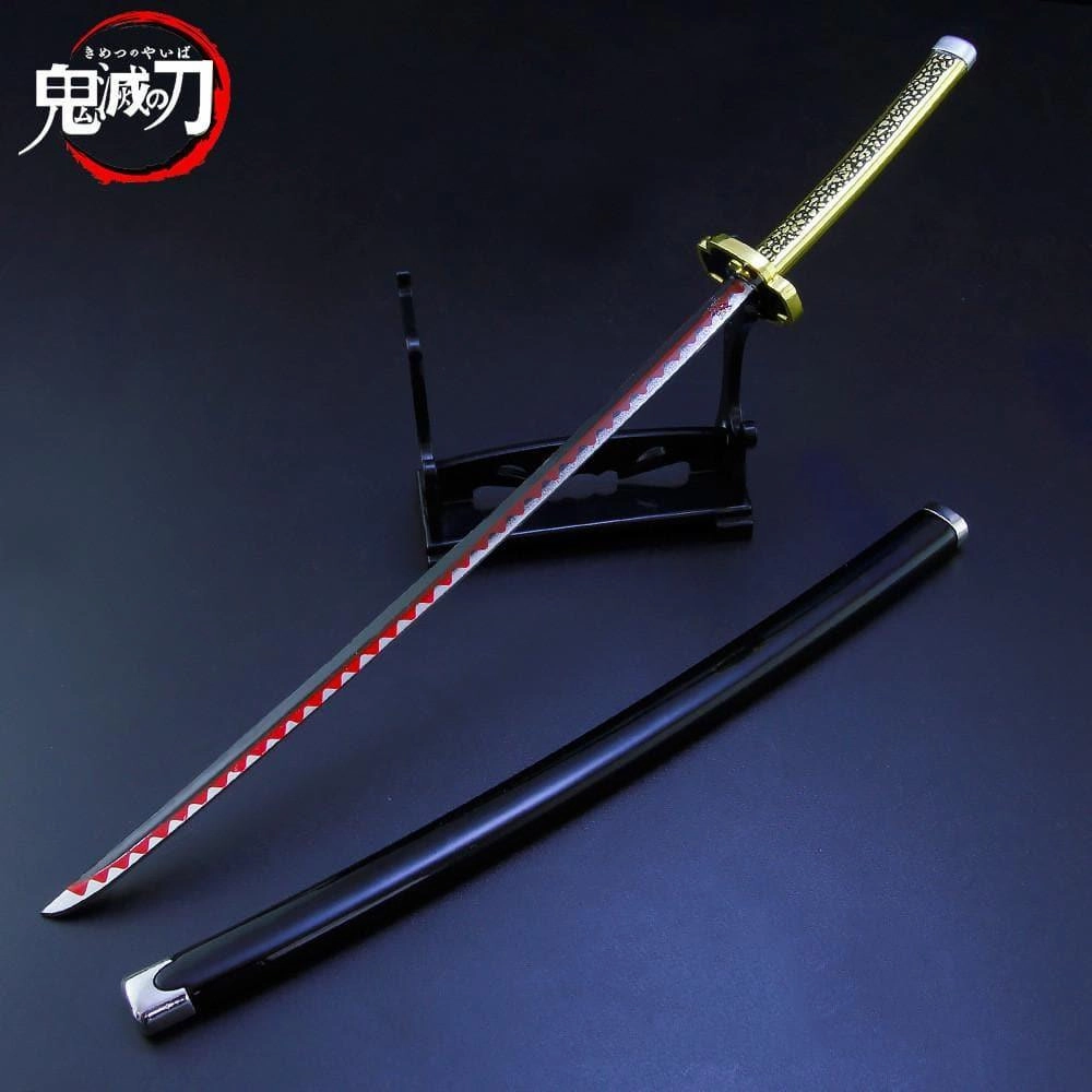 Yoriichi Tsugikuni Nichirin Blade Gold Sword Metal Replica High Skill Common Procedure