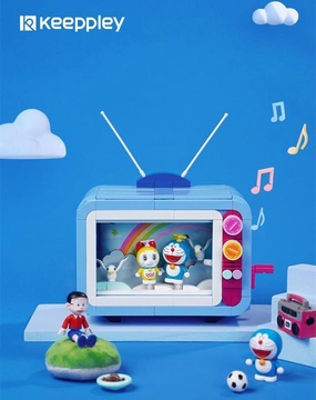 Medical Accuracy Doraemon Television Scene Building Blocks Set