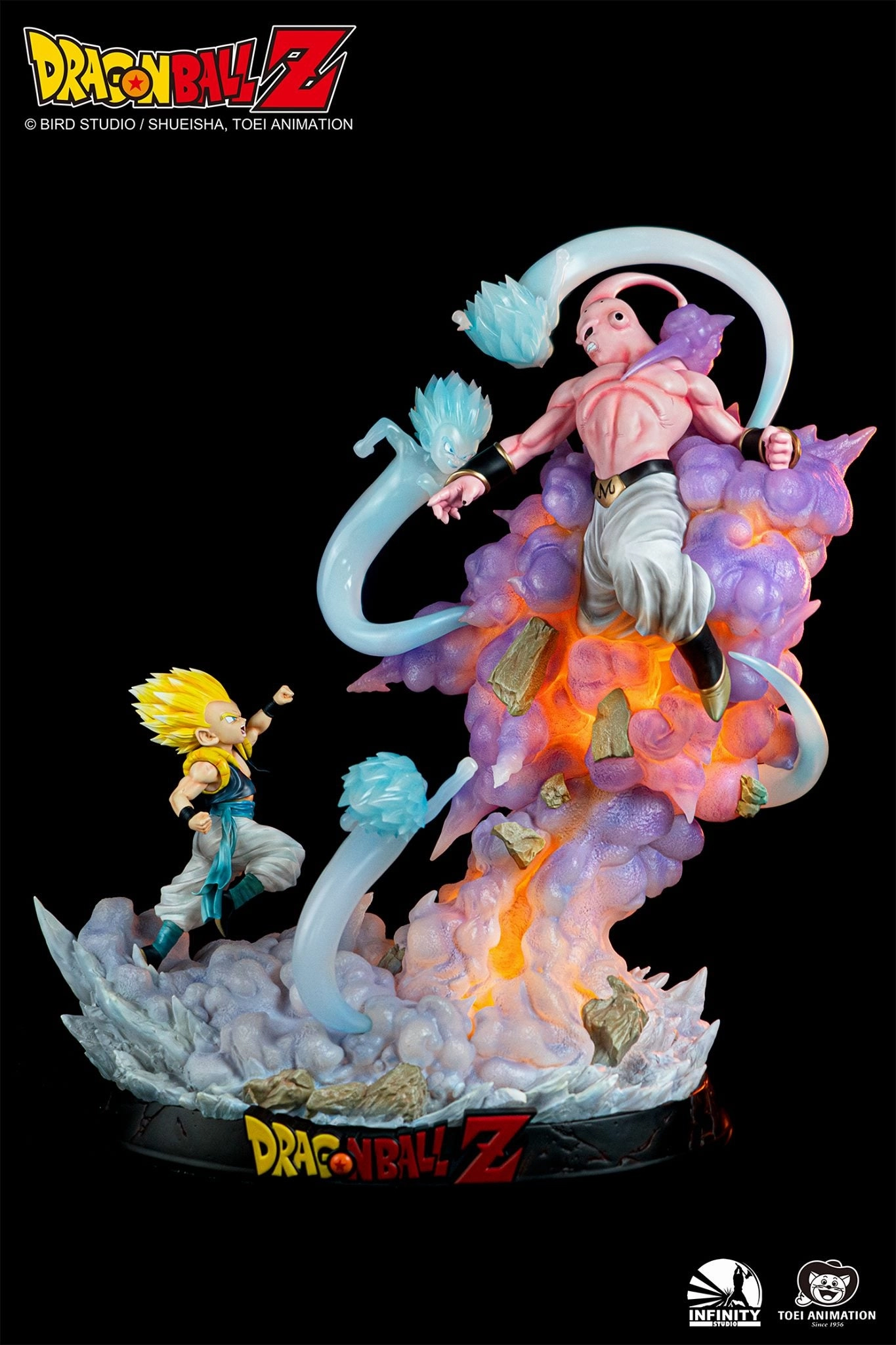 Dragon Ball Z Gotenks vs Majin Buu 1/6 Statue Terrace Accent Complete Collection