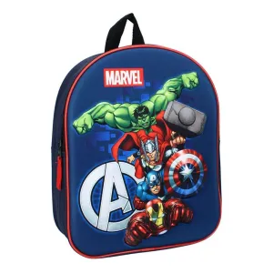 Marvel Ryggs?ck 3D Avengers See the Light 32 cm Functional Piece Daily Storage