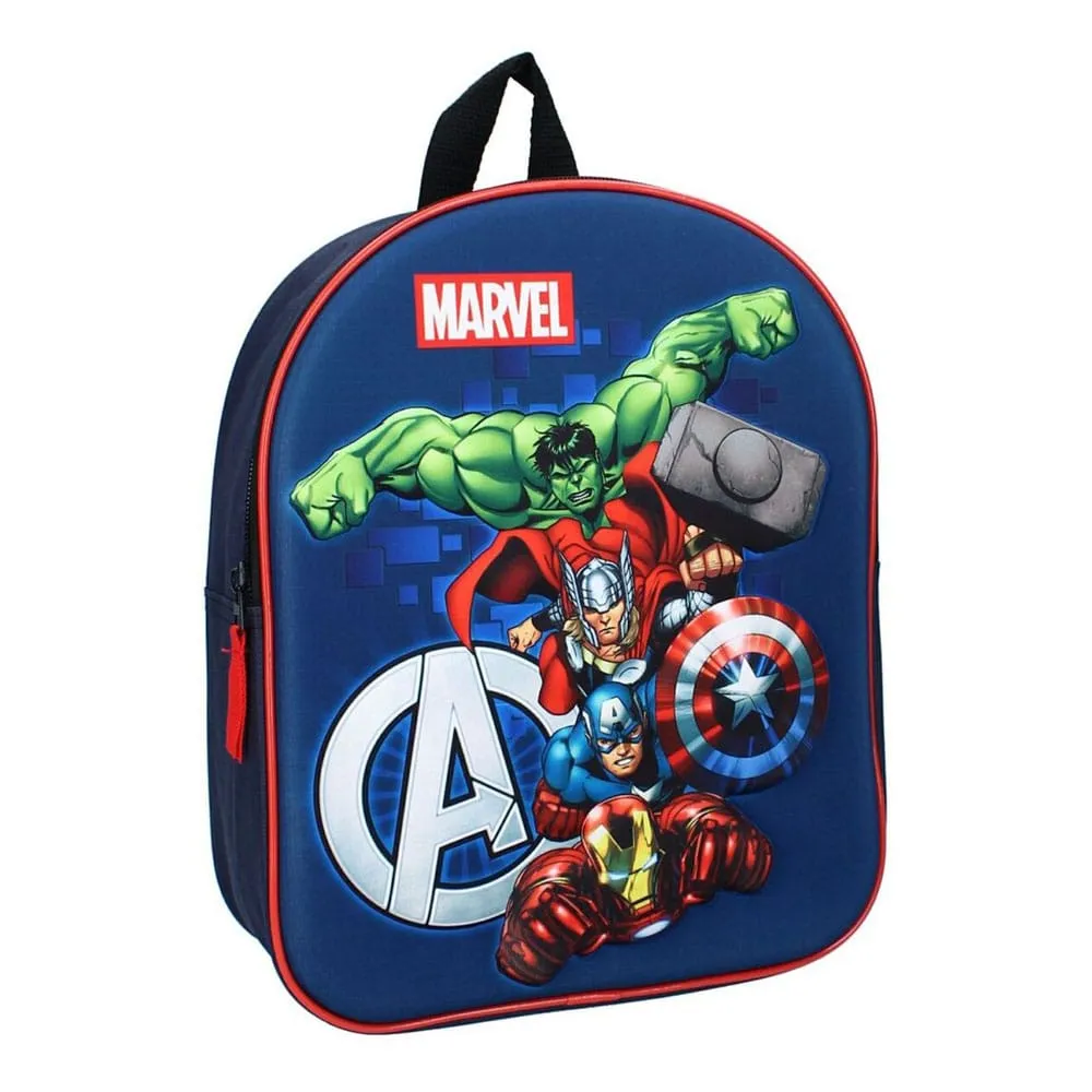 Marvel Ryggs?ck 3D Avengers See the Light 32 cm Functional Piece Daily Storage