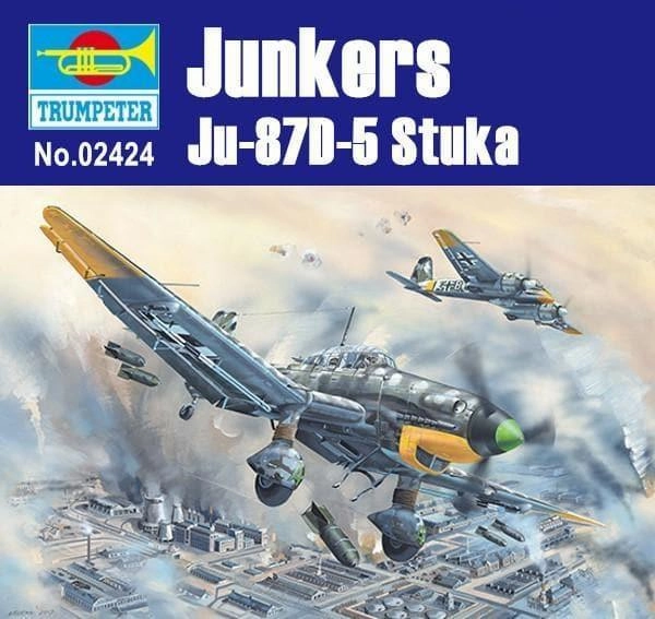 1:24 Junkers Ju-87D-5 Stuka Fighter Assembly Kit Long term support