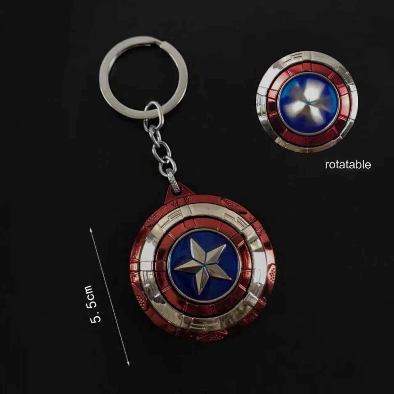 Porte cle Metal Captain America Visual Effect