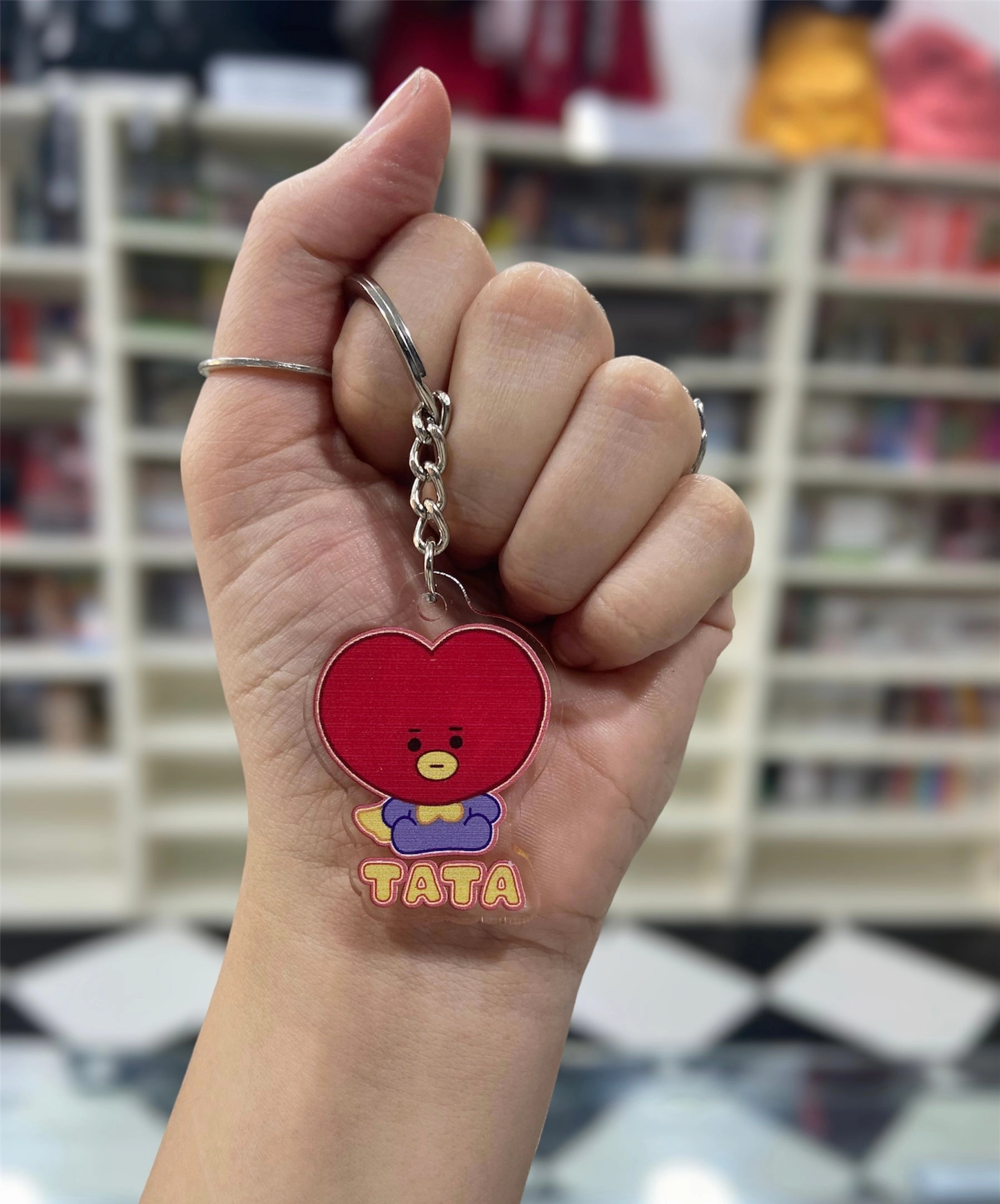 keychaine BT21 TATA SelfControl Improve