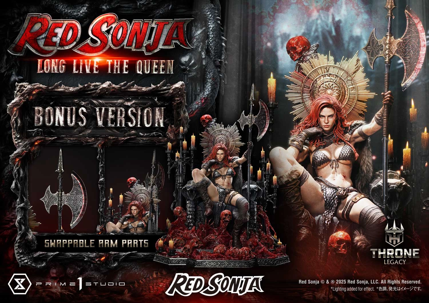 Instagram Worthy Red Sonja - Long Live the Queen (Bonus) 1/3 Scale Statue