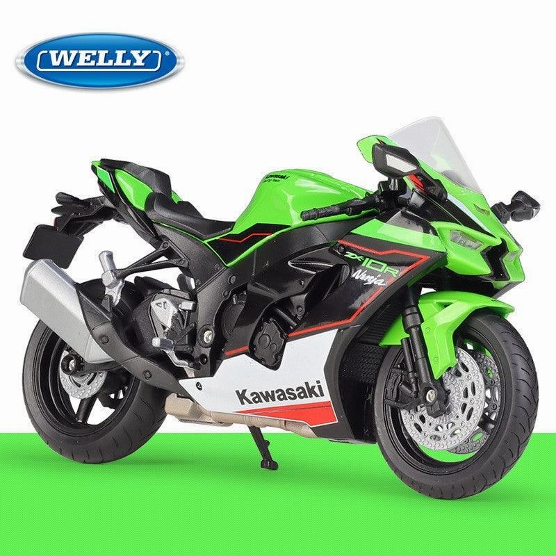 Season Pass 1:12 Kawasaki Ninja ZX-10R Motorcycle Alloy Model Car