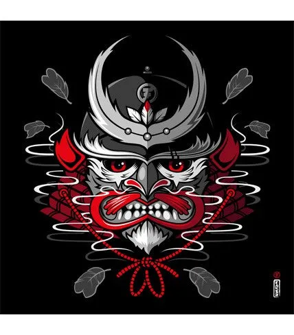 Desktop Toy Rarity Value Fakir - Owl Samurai Head Giclee Print