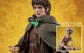 LOTR: The Fellowship of the Ring - Frodo Baggins & Gollum S.H. Figuarts Figure Themed Background PVC Hero
