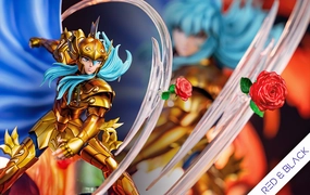 Saint Seiya - Pisces Aphrodite (Red & Black Roses) 1/6 Scale Statue Biodegradable material Vinyl Figure