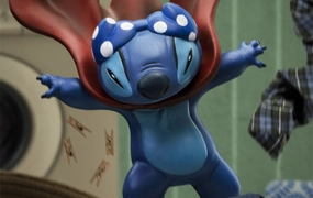 Lilo & Stitch - Stitch Laundry Art Scale 1/10 Action Model trade show