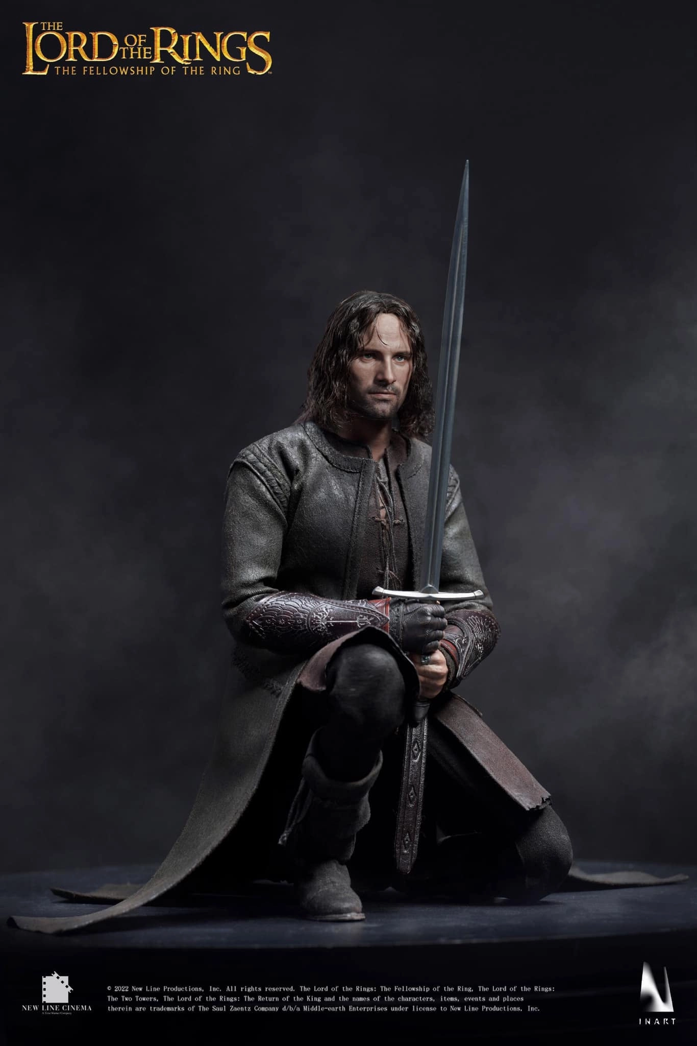 Brick and mortar Gender Neutral Aragorn InArt Premium (ROOTED HAIR) 1/6 Scale Figure
