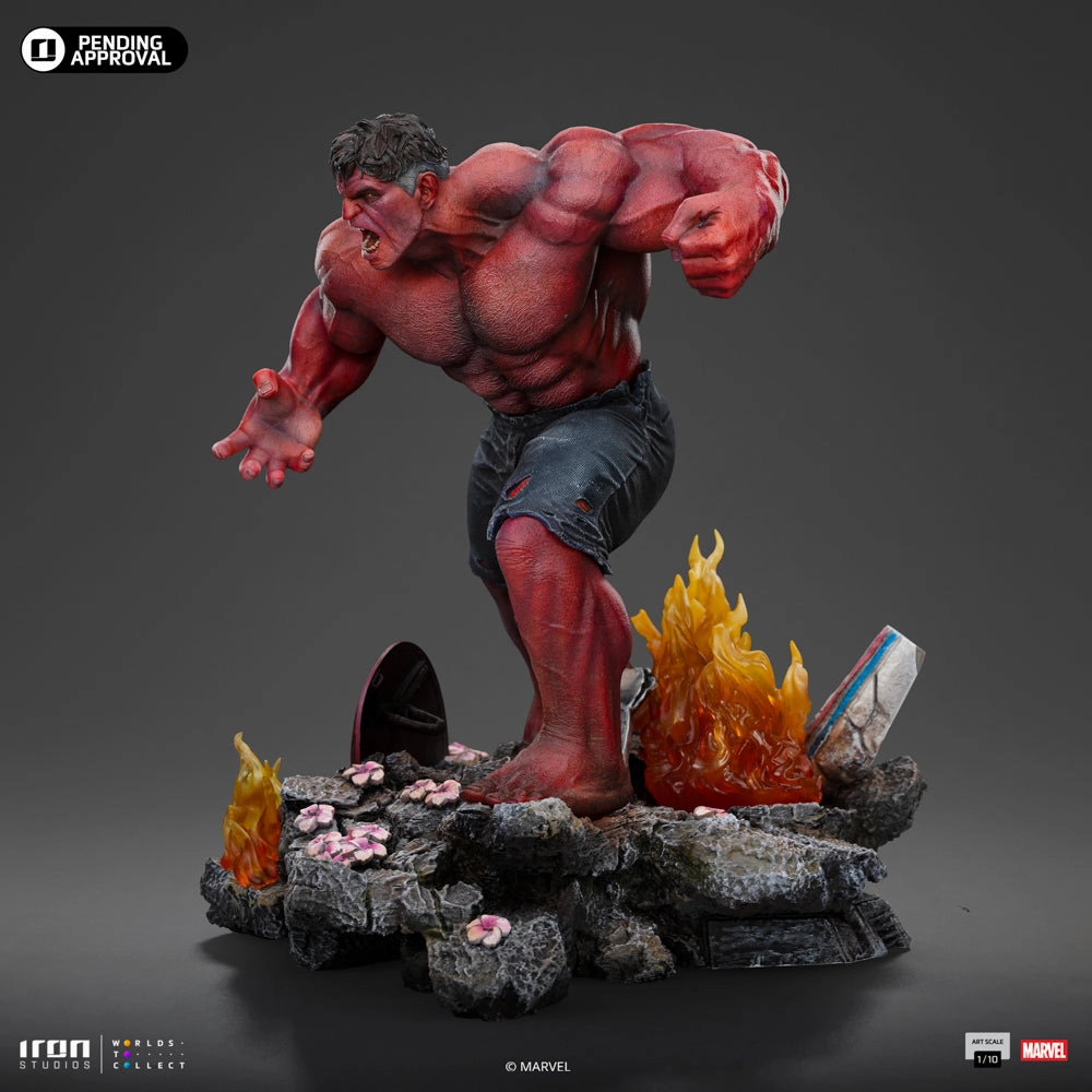 Captain America: Brave New World - Red Hulk Art Scale 1/10 Movie Hero Universal Theme