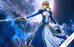 Hand Sculpted Fate/stay night - Saber (Ultimate Bonus) 1/4 Scale Statue