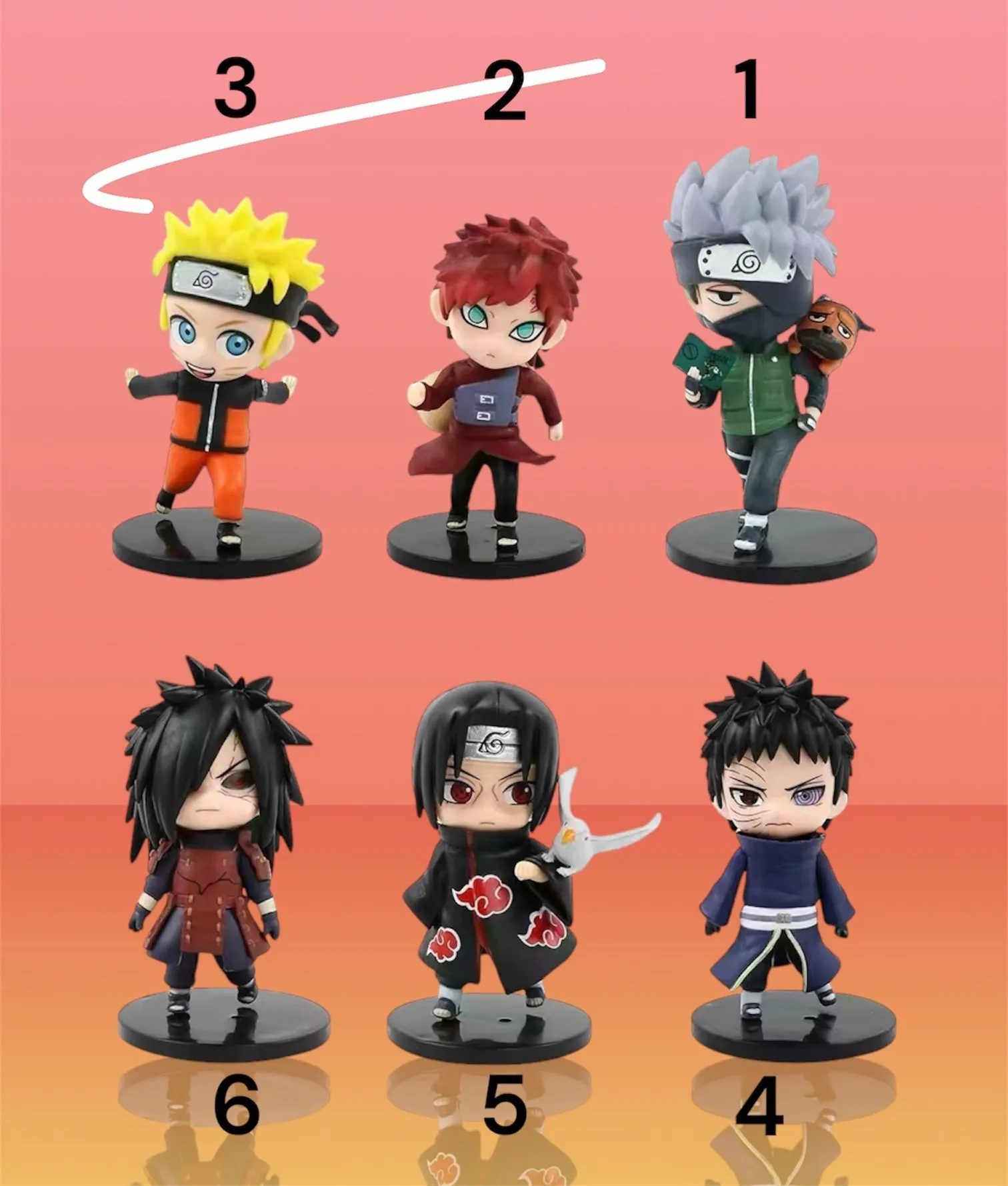 Gaming Sculpture Figurine Naruto Chibi