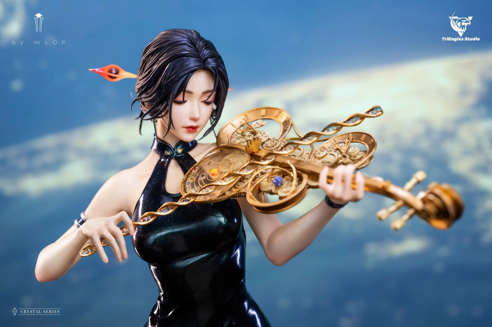 Cloud Worm Series - Starfall 1/4 Scale Statue Black EXCLUSIVE Version Desktop Model