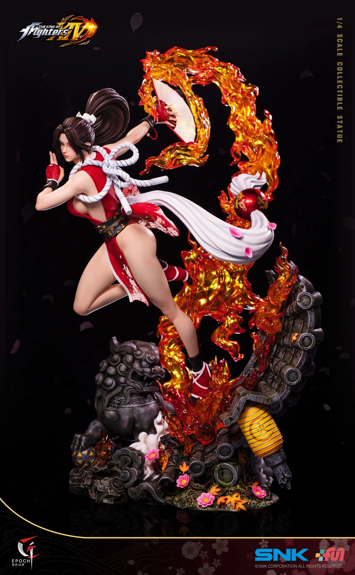 King of Fighters XIV - Mai Shiranui 1/4 Scale Statue Battle Hero Rare Find