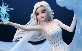 investment piece Dynamic Sculpture Frozen II - Elsa Statue