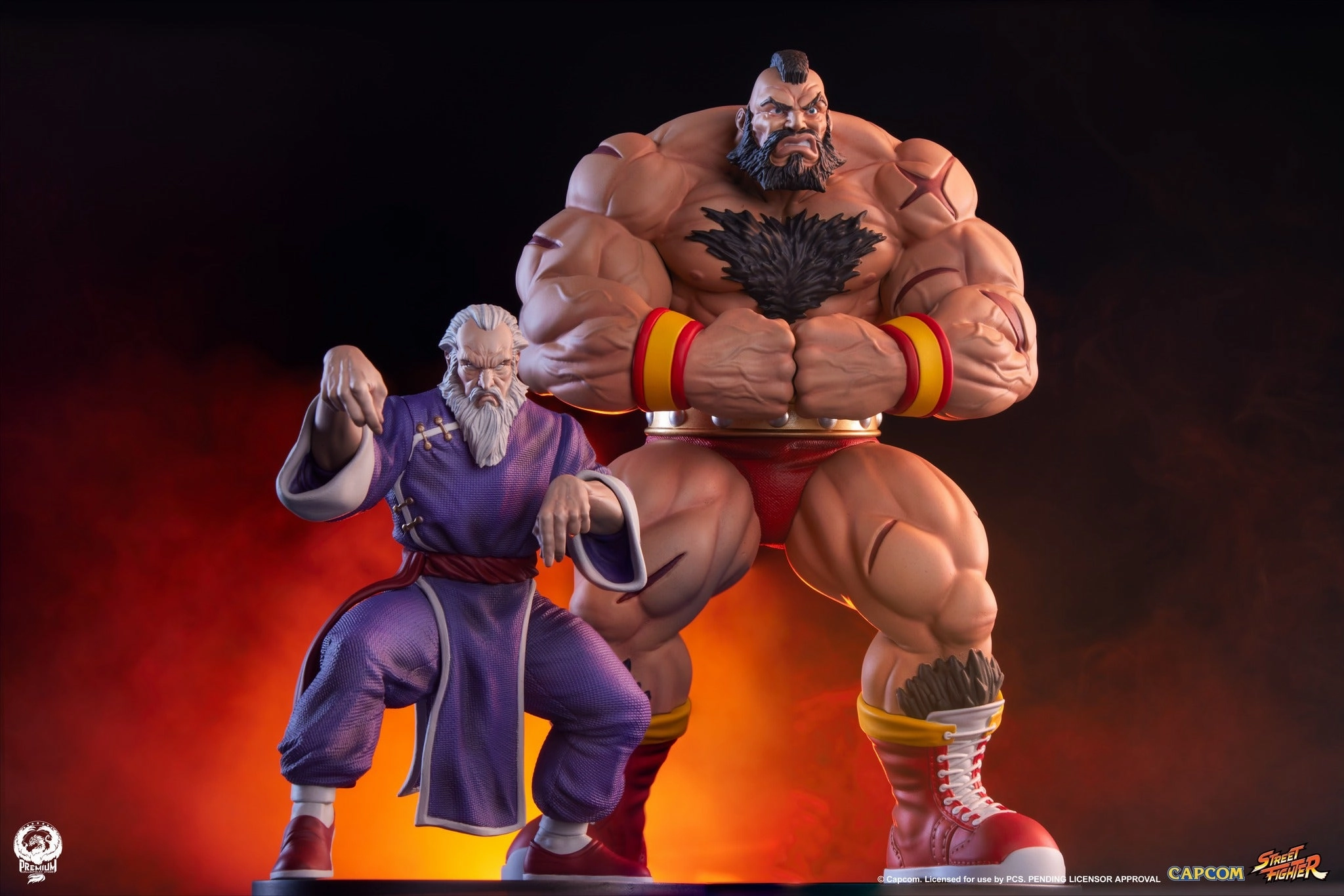 Zangief and Gen 1/10 Scale Statue Set Hobby Kit Monster Figure