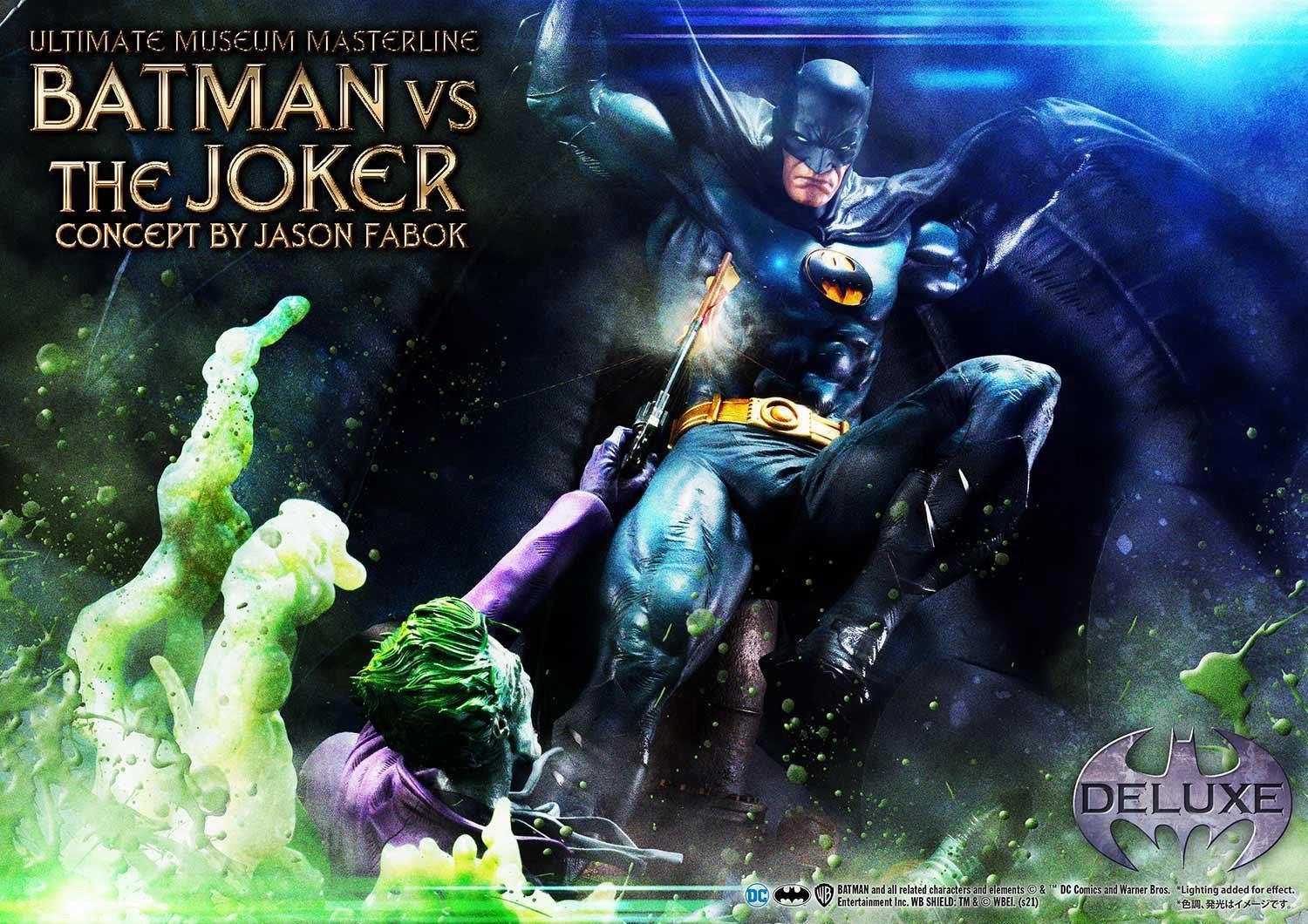 Gamer Setup Batman vs The Joker (Concept By Jason Fabok) Deluxe Bonus Version 1/3 Scale Statue
