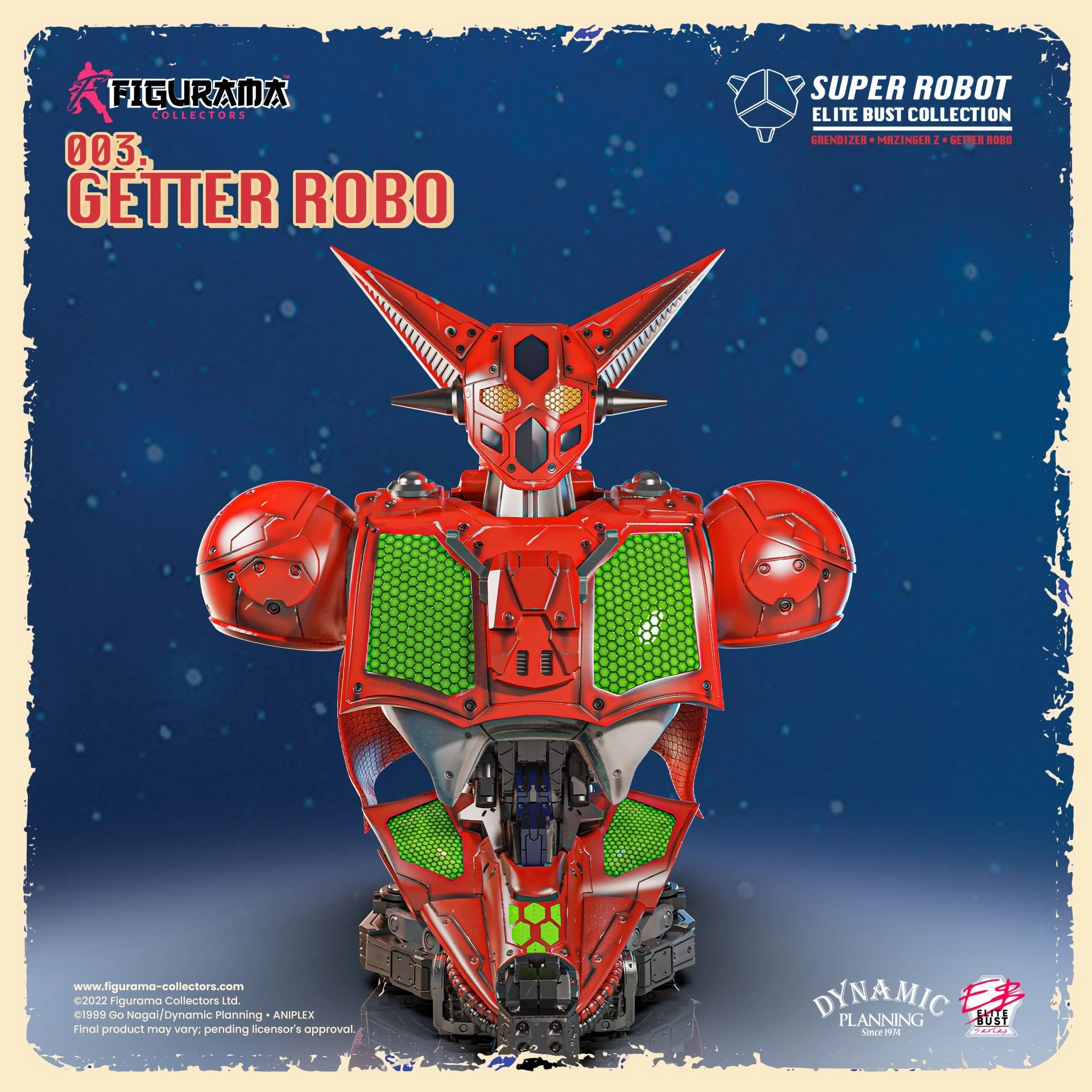 Getter Robo Elite 1/4 Scale Bust Twitch Channel Ocean Creature
