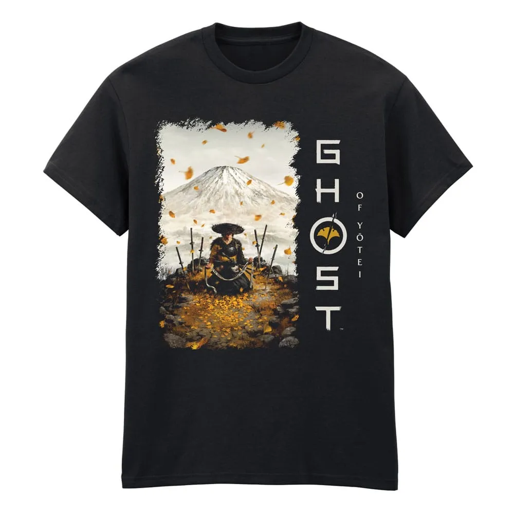 Ghost of Yotei T-Shirt Poster Size S Playground Set Bone Structure