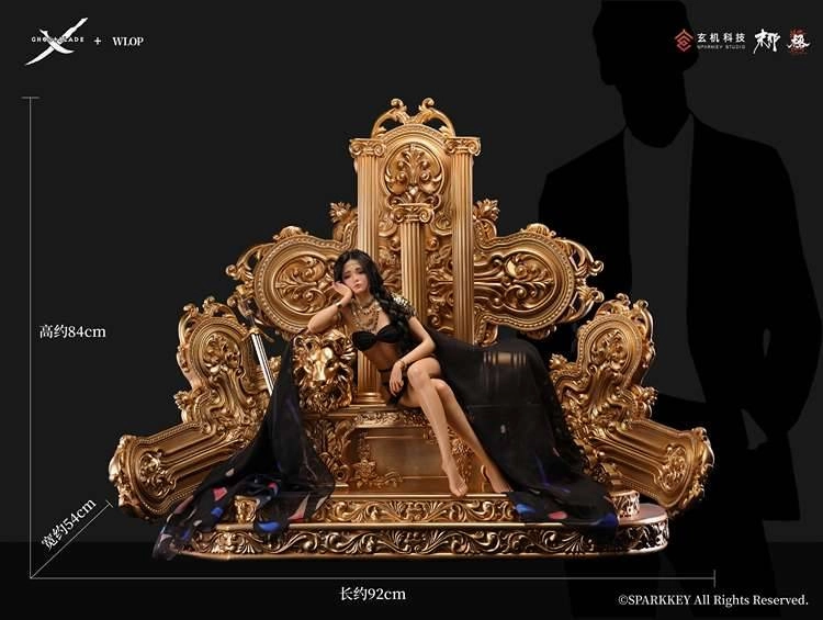 Critically Acclaimed hand crafted Ghostblade - Aeolian on Throne (Deluxe) 1/3 Scale Statue