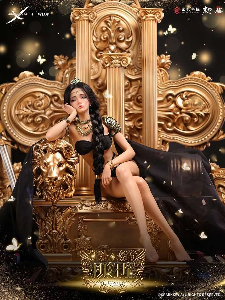 Contemporary Art Posable Hero Ghostblade - Aeolian on Throne (Deluxe) 1/3 Scale Statue