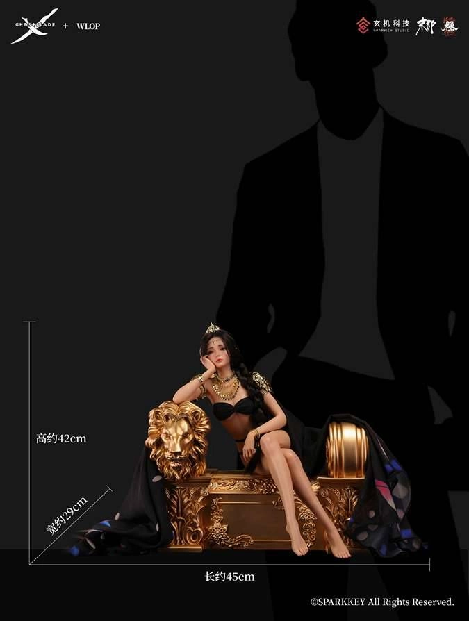 Ghostblade - Aeolian on Throne (Standard) 1/3 Scale Statue Art Exhibit Sound Effect