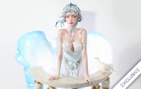 Ghostblade - Looking Ahead (Exclusive Ed.) 1/4 Scale 3D Wall Statue Diorama Accent