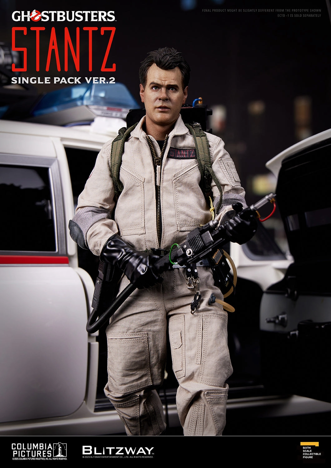 Ghostbusters - Dr. Raymond Stantz (Single Pack ver. 2) 1/6 Scale Figure Fine Detail Toy Museum