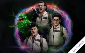 Ghostbusters Dr. 3-Pack (ver. 2) 1/6 Scale Figure Set Detailed Hero