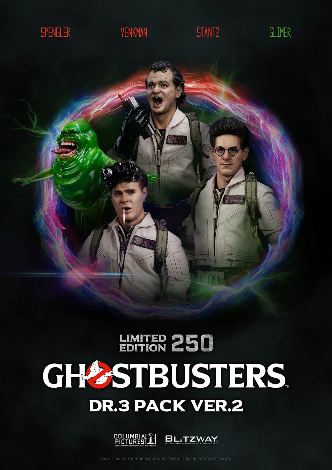 Ghostbusters Dr. 3-Pack (ver. 2) 1/6 Scale Figure Set Premium Model Birthday gift