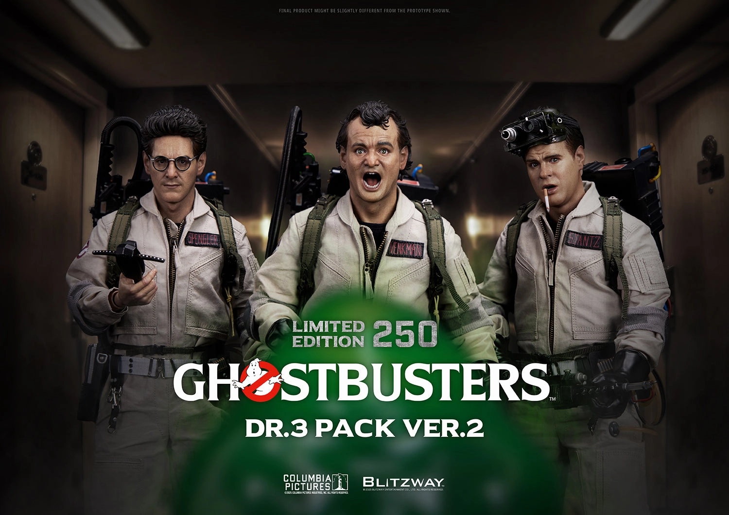 Crypto Art Ghostbusters Dr. 3-Pack (ver. 2) 1/6 Scale Figure Set