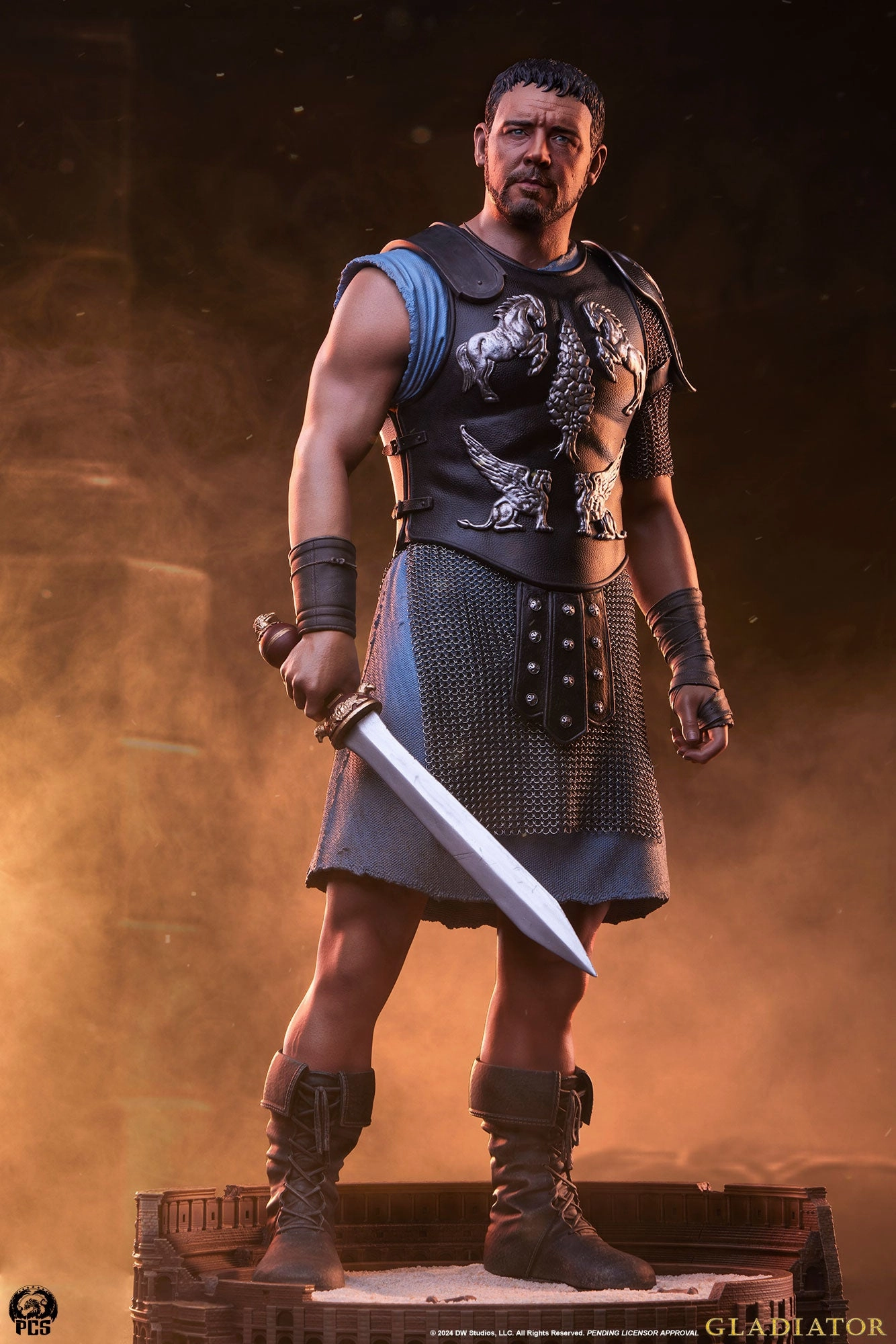 Award Trophy Superhero Pose Gladiator - Maximus 1/3 Scale Statue