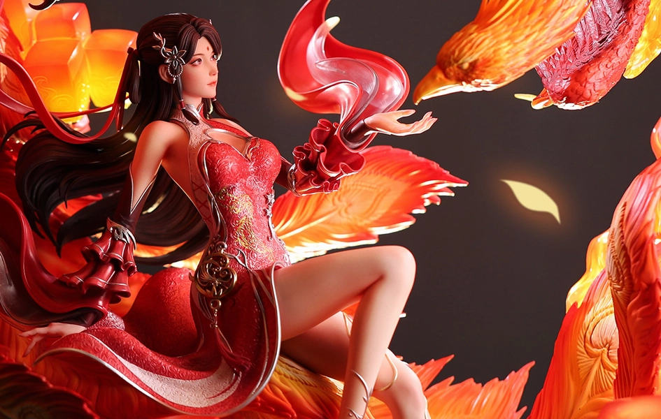 Perfect World - Huo Ling'er 1/4 Scale Statue Crypto Art Miniature Hero