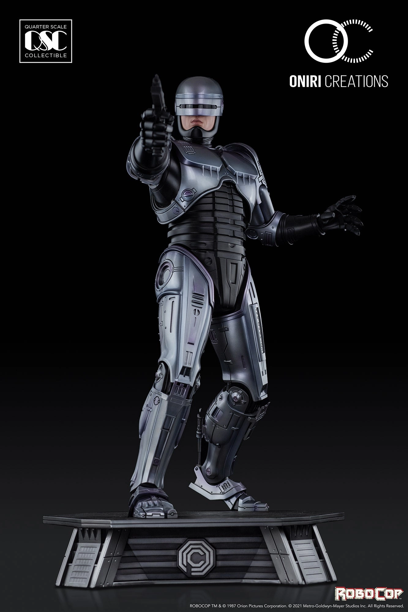 Architectural Model Mammal Figure Robocop 1/4 Scale Statue