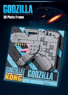 Godzilla 3D Photo Frame Building Blocks Hobbyist Level Completionist%