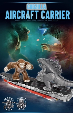 critical thinking Lore Deep Godzilla & Kong Aircraft Carrier Battle Building Blocks